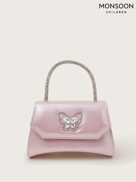 Monsoon Pink Butterfly Embellished Mini Bag (H49265) | €18.50