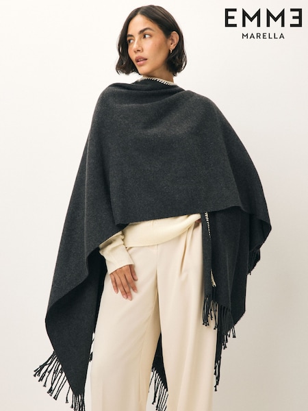 Emme Marella Grey Heidi Shawl (H49297) | €113