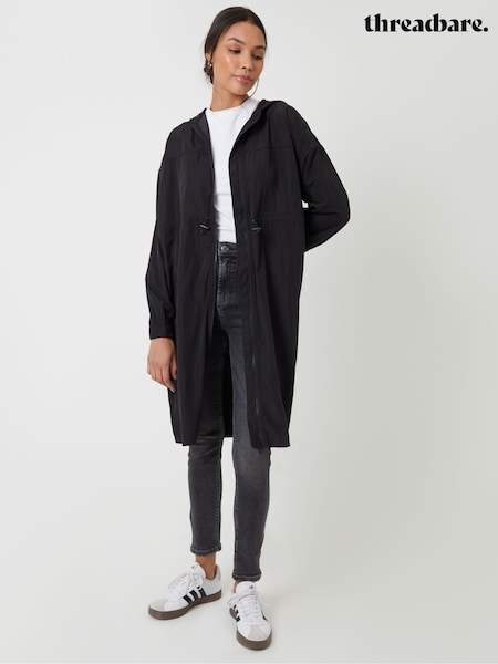 Threadbare Black Long Packaway Rain Mac (H49402) | 2,283 UAH
