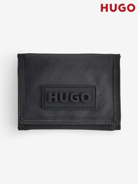 HUGO Black Hugo Logo Velcro Wallet (H49436) | €65