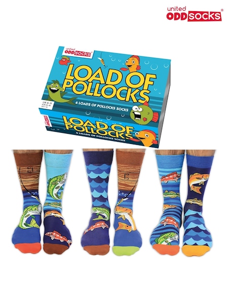United Odd Socks Pollocks Fishing Socks 3 pack (H49467) | €20