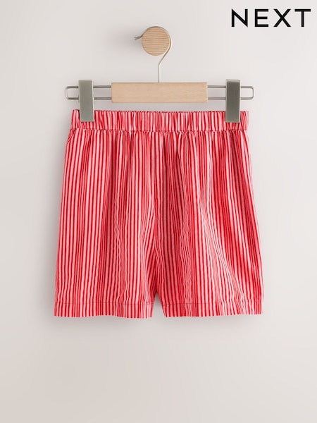 Red/Pink Stripe Shorts (3-16yrs) (H49520) | AED61 - AED86