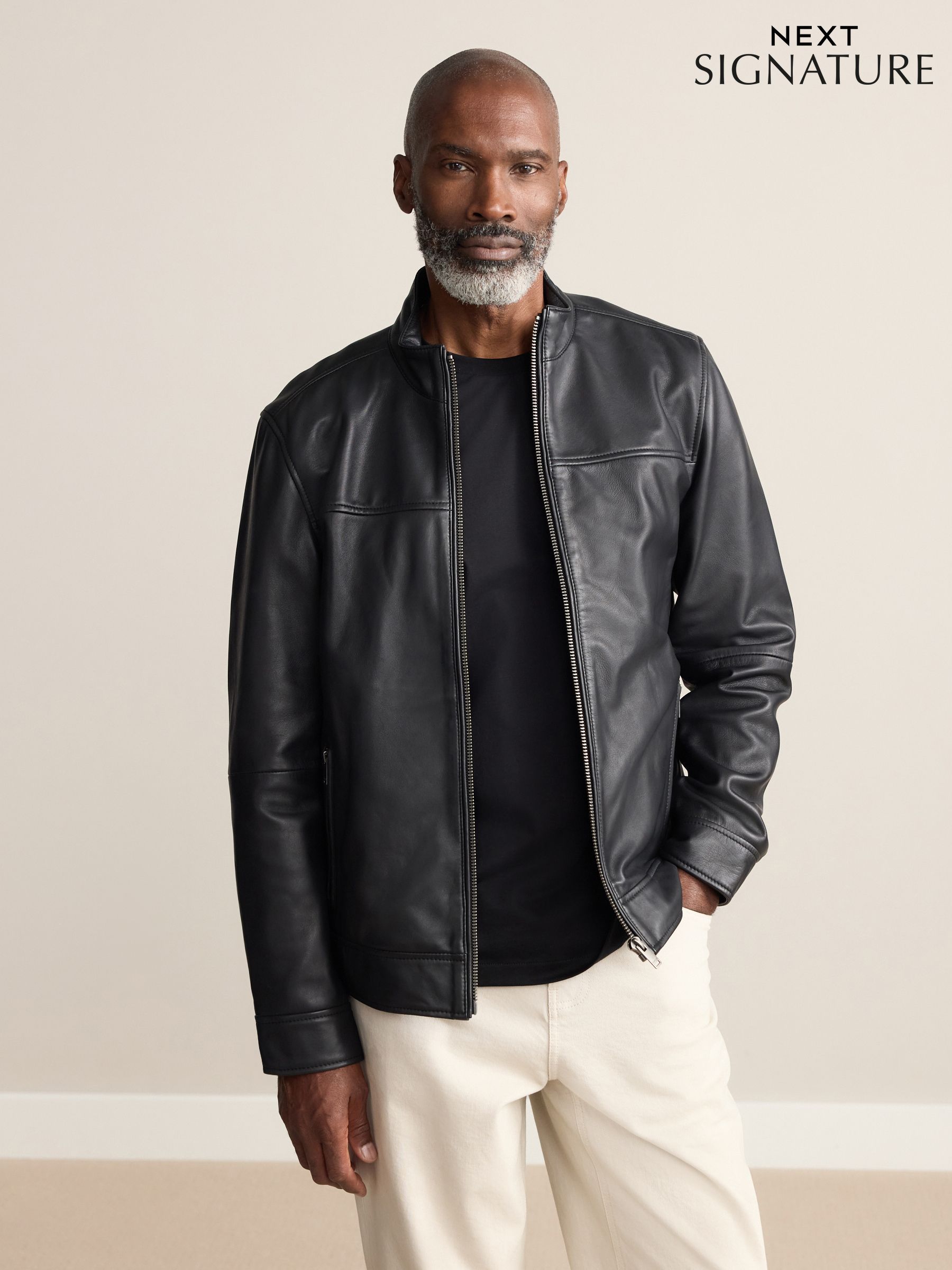 Mens Leather Coats & Jackets | Next Romania