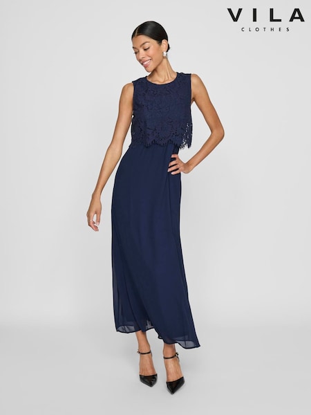 VILA Sleeveless Lace Dress (H49958) | €85