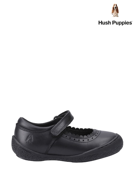 Hush Puppies Rosalie Infant Black Shoes (H50036) | €69