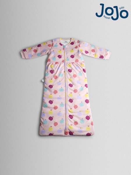 JoJo Maman Bébé Pink Happy Apples 3.5 Tog Toddler Sleeping Bag (H50037) | kr880