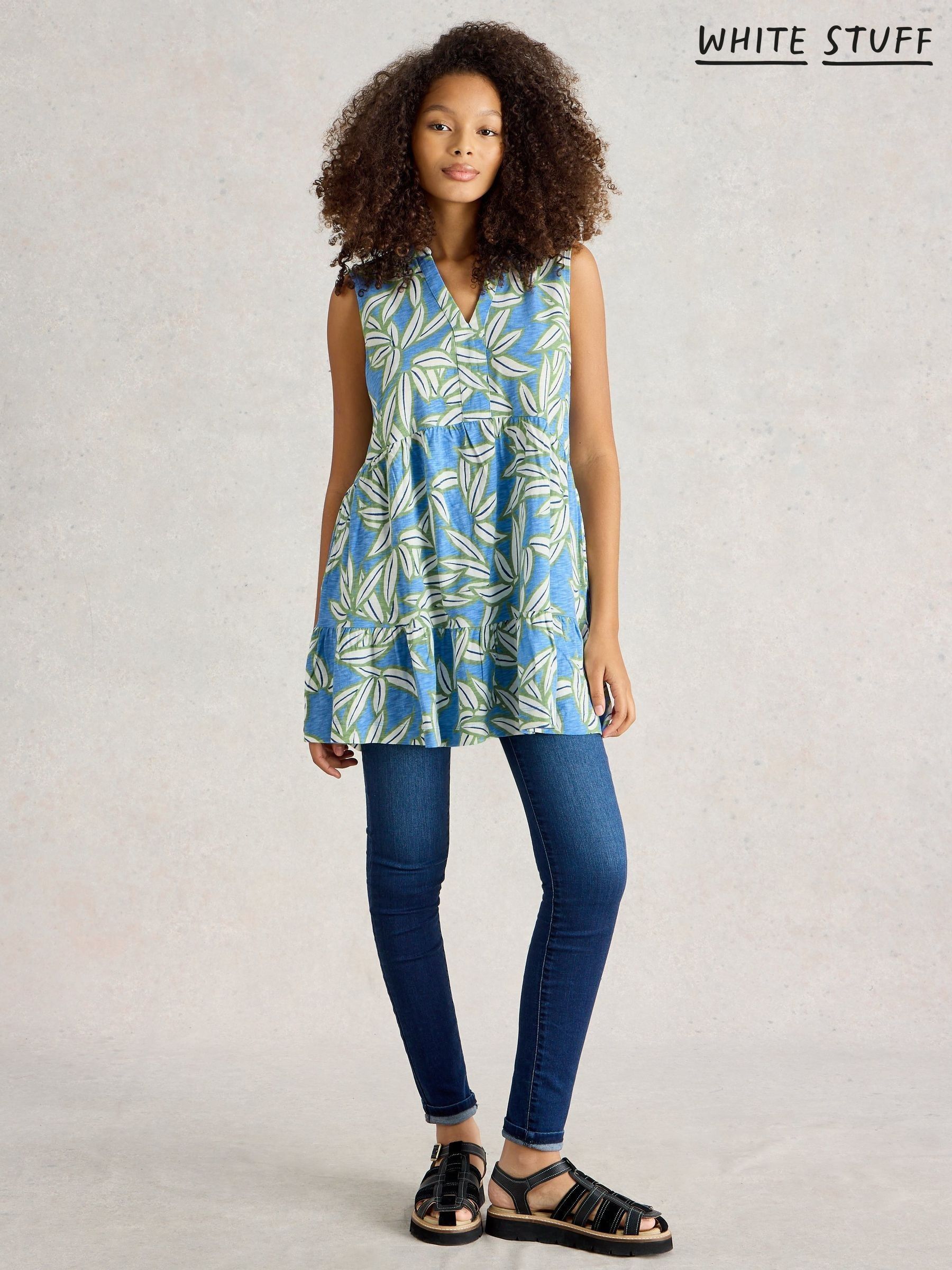 Tシャツ・カットソー EQUIPMENT Women Tunic Tops Q23E231ALASKAN BLUE Tunic Tops | Women's Plain & Print Tunics | Next USA