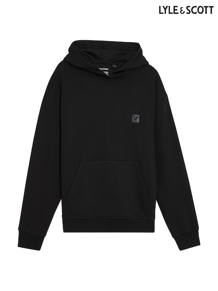 Lyle & Scott Black Loungewear Pullover Hoodie (H50372) | €71