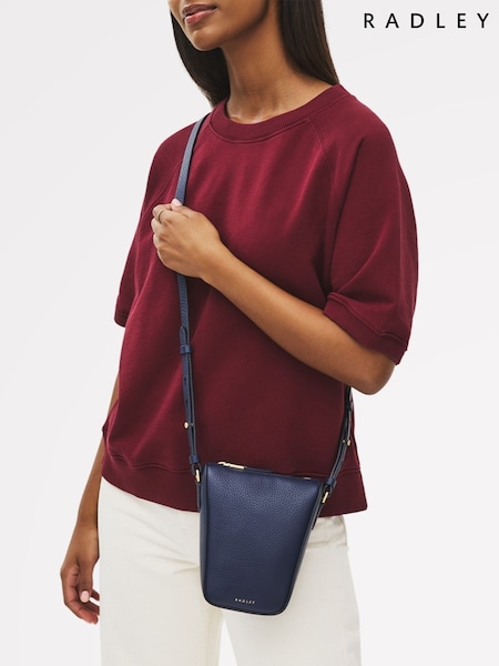 Radley Medium Blue Oak Street Phone Cross-Body Bag (H50401) | ‏548‏₪