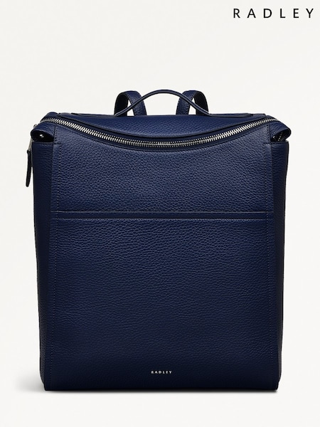 Radley Medium Blue Oak Street Zip Top Backpack (H50404) | €330