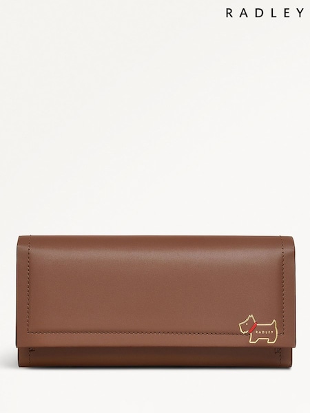 Radley Large Heritage Lane Flapover Matinee Brown Purse (H50422) | €113