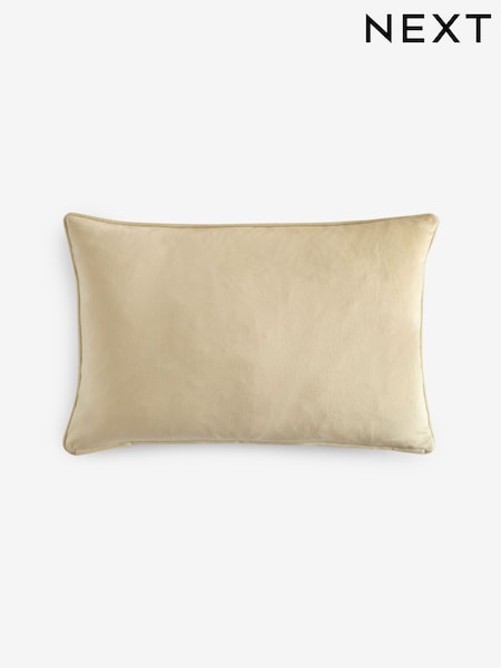 Butter Yellow 40 x 59cm Matte Velvet Cushion (H50463) | ₪39