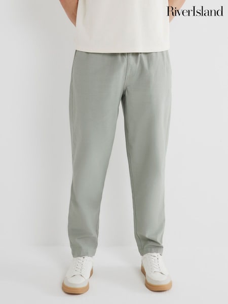 River Island Grey 100% Cotton Pull on Trousers (H50581) | €48