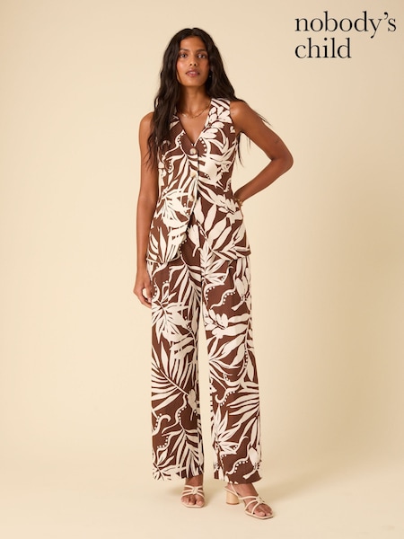 Nobodys Child Brown Longline Waistcoat (H50812) | R$ 840