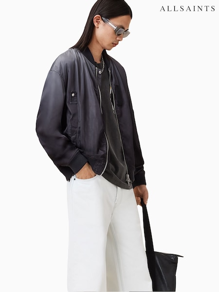 AllSaints Black Cascade Bomber Jacket (H50987) | €317