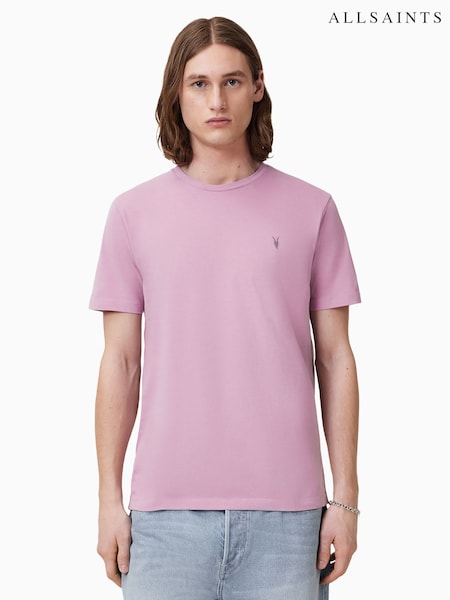 AllSaints Ashed Purple Brace Short Sleeve Crew T-Shirt (H50988) | 2,343 UAH