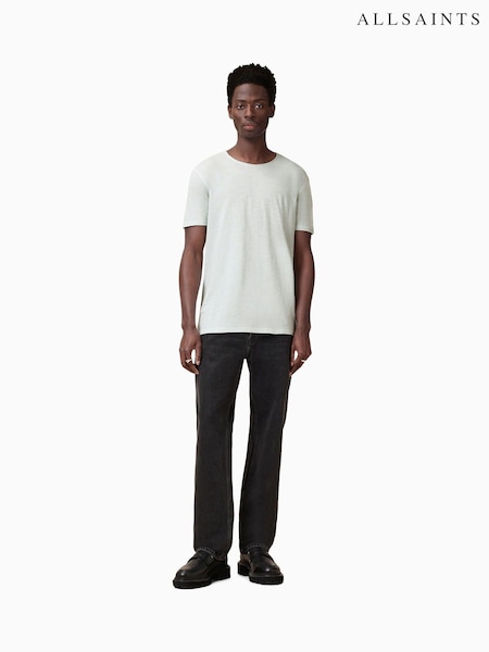 AllSaints White 100% Cotton Figure Shortsleeve Crew T-Shirt (H51004) | €72
