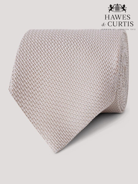 Hawes & Curtis Natural Champagne Grenadine Tie (H51092) | 69 €