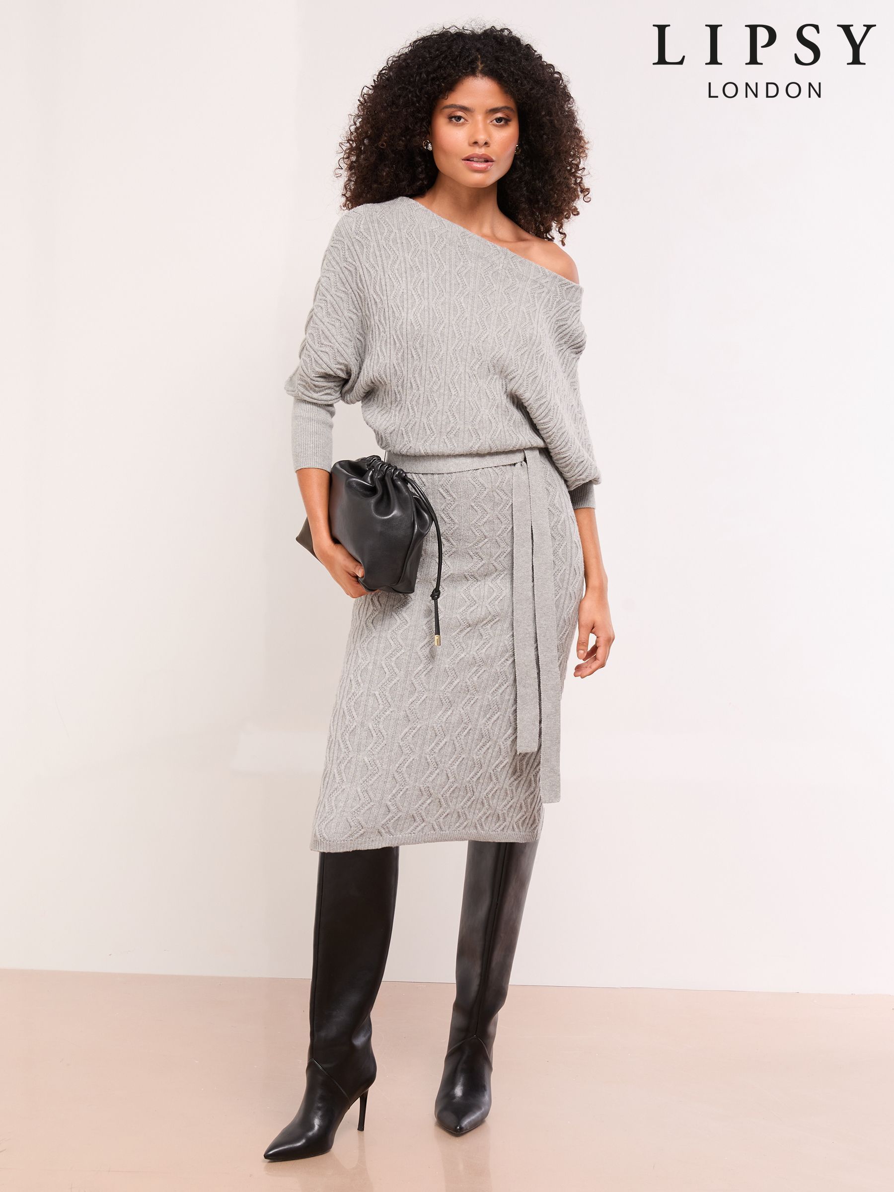 Women's Dresses Plain Asymmetric Grey | Next Oman