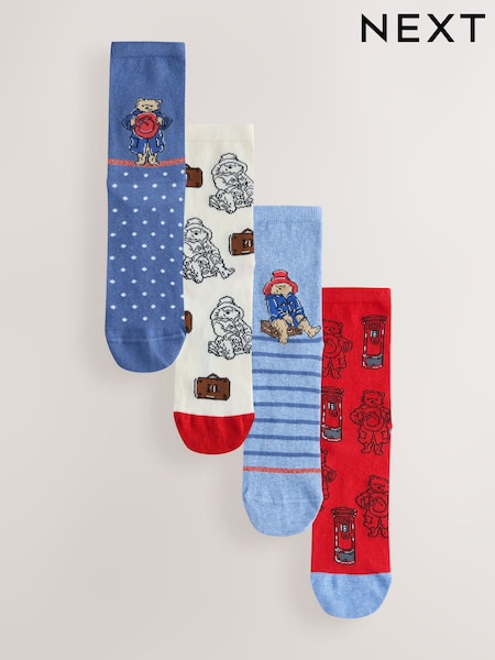 Paddington Bear License Ankle Socks 4 Pack (H51201) | €17.50