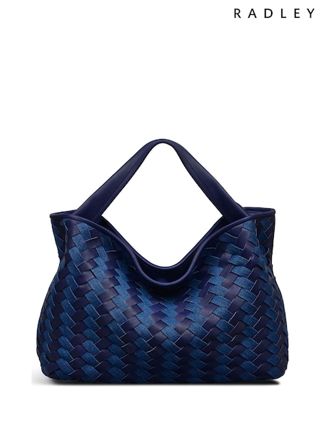 Radley London Large Blue Devonshire Row Denim Open-Top Grab Bag (H51297) | R$ 2.950