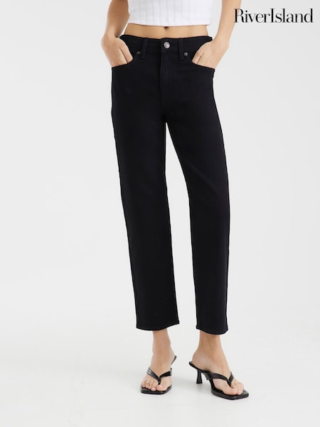 River Island Slim Fit Crop Jeans (H51352) | 343 LEI