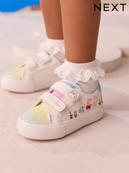 Blanco - Peppa Pig Chunky Trainers with Touch Fastening (H51454) | 34 € - 37 €