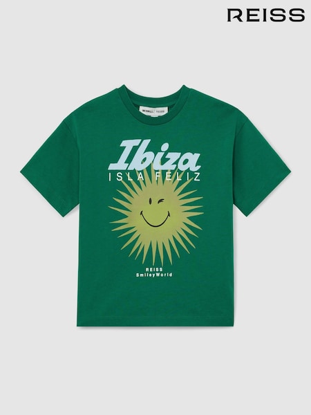 Reiss Bright Green Bruno 13-14 yrs SmileyWorld | Reiss Sun Motif T-Shirt (H51596) | €37