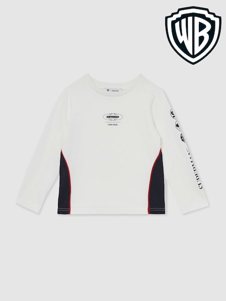 Reiss | Superman Cotton Logo T-Shirt (H51603) | AED186