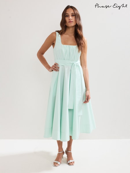 Phase Eight Green Melinda Midi Dress (H51608) | €164
