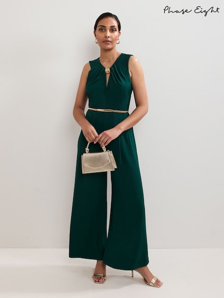 Phase Eight Blue Petite Alinda Jumpsuit (H51612) | €203