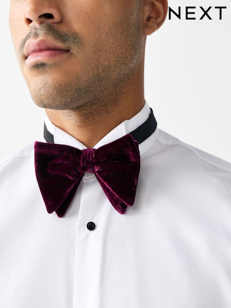 Burgundy Bow Tie (H51677) | €14