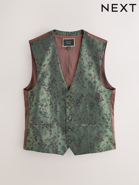 Green Design Waistcoat (H51697) | €53