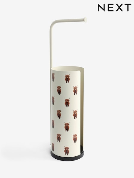 Cream Hamish the Highland Cow Toilet Roll Holder (H51855) | €25