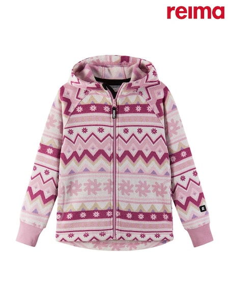 Reima Pink Fleece Hoodie Northern (H51881) | AED320