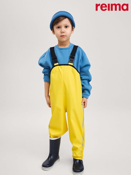 Reima Yellow Lammikko Waterproof Rain Puddlesuit Dungaree (H51883) | €35