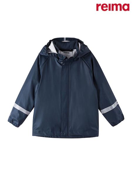 Reima Blue Waterproof Raincoat Lampi (H51886) | AED175