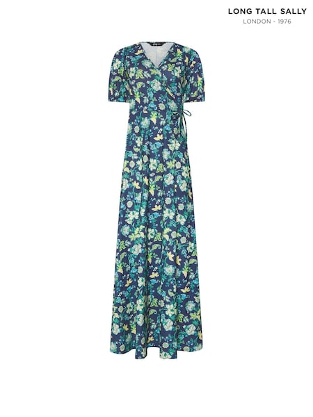 Long Tall Sally Blue Light Wrap Maxi Dress (H51963) | 2,343 UAH