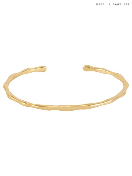Estella Bartlett Gold Tone Molten Cuff Bracelet (H52022) | €58