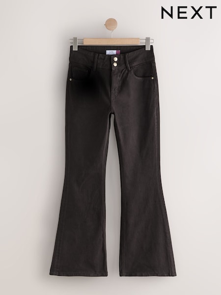 Chocolate Brown High Rise Stretch Flare Jeans (H52072) | €36