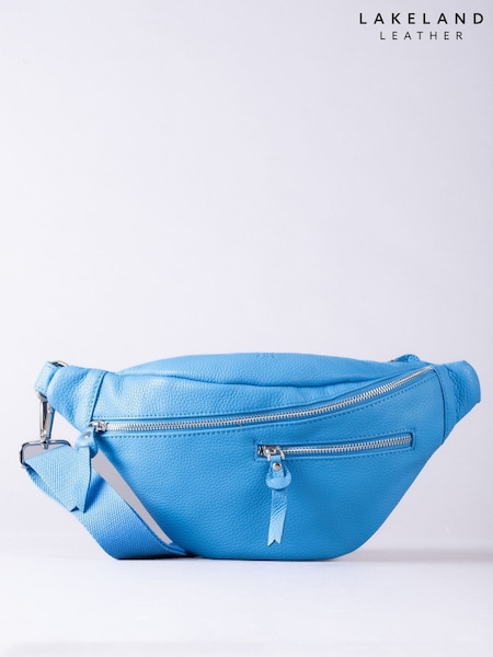 Lakeland Leather Blue Tarn Sling Bag (H52139) | ₪226