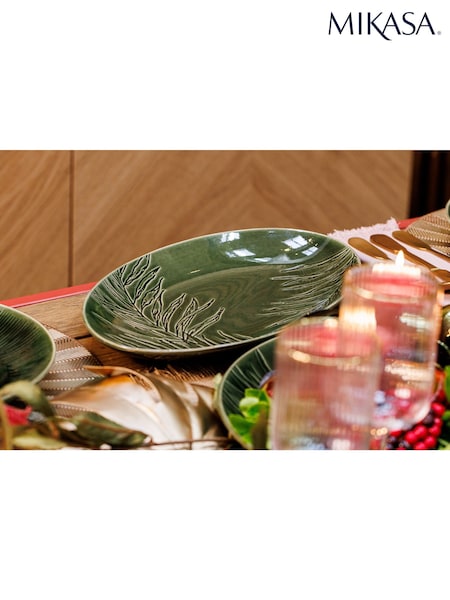 Mikasa White Jardin Oval Ceramic Serving Platter (H52255) | €36