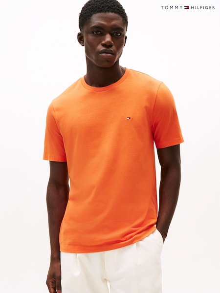 Tommy Hilfiger Orange Crew Neck T-Shirt (H52313) | €53