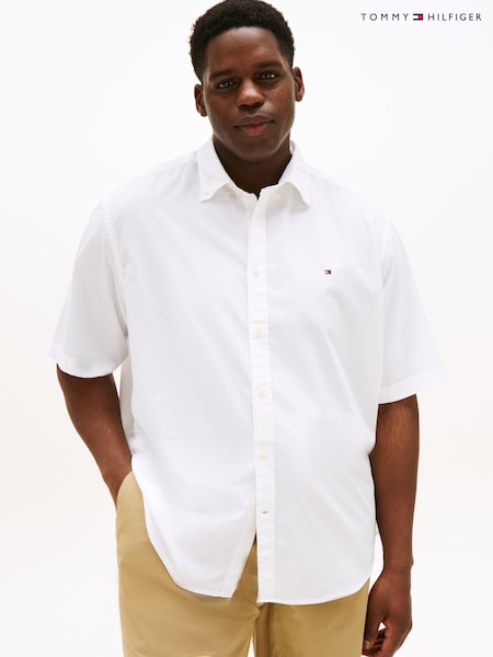 Tommy Hilfiger White Plus Poplin Shirt (H52337) | AED379