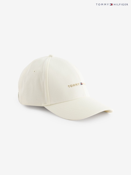 Tommy Hilfiger White Logo Embroidery Baseball Cap (H52356) | 285 zł