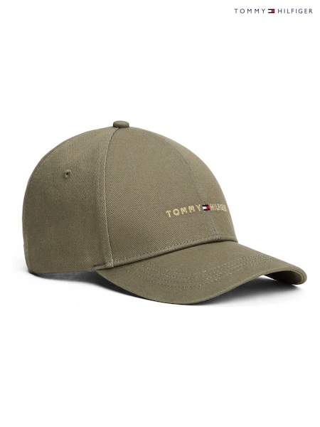 Tommy Hilfiger Green Logo Embroidery Baseball Cap (H52361) | €60