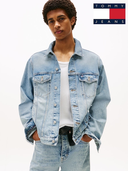 Tommy Jeans Ryan Back Logo Denim Trucker Jacket (H52427) | 156 €