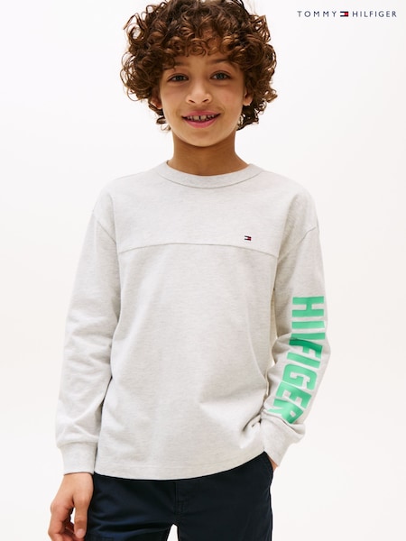 Tommy Hilfiger Logo Graphic Long Sleeve T-Shirt (H52518) | 41 € - 45 €