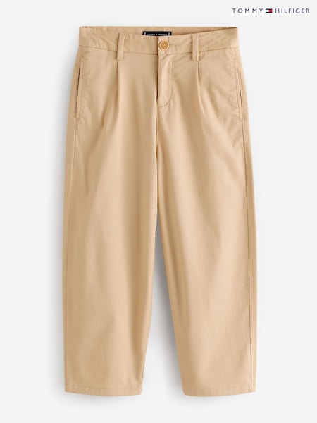Tommy Hilfiger Gold Pleated Chinos (H52525) | AED262 - AED320