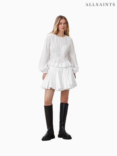 AllSaints White Tulip Skirt (H52576) | €157
